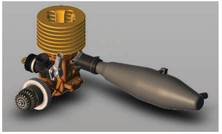 图7.6：下落阴影（drop shadow）。从上方对遮挡物进行渲染，然后再对图像进行模糊处理，最后应用在地平面上，从而形成了 图中的阴影纹理 。